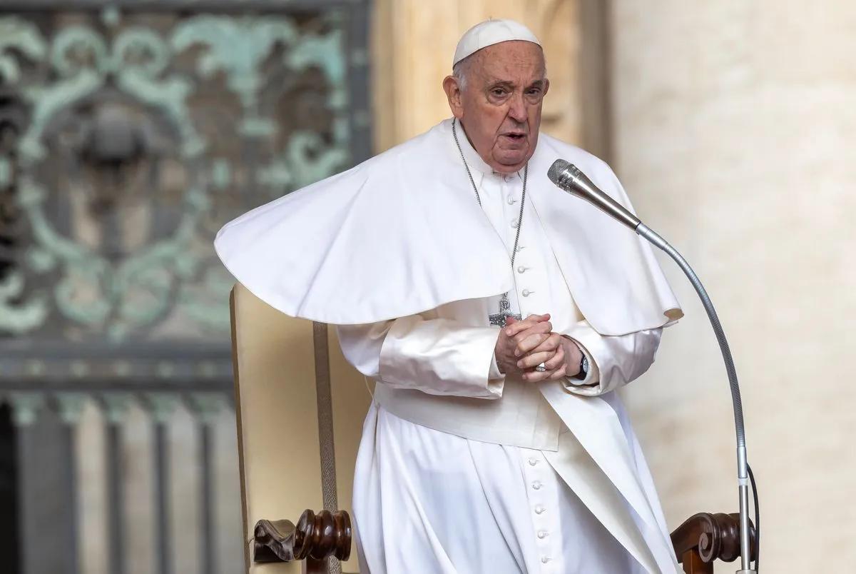 Pope Francis pushes for legal review of Gaza military actions