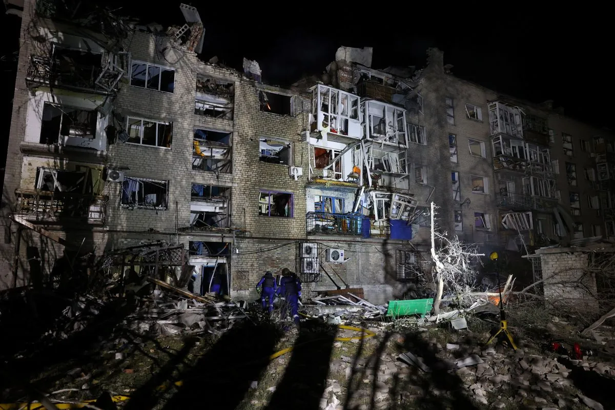 Russian missiles hit Ukrainian city: Dozens hurt in devastating night strike