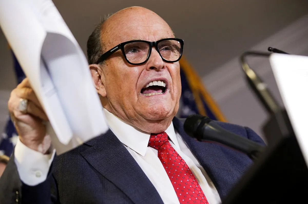 Former election workers seek new penalties against Giuliani after huge court win