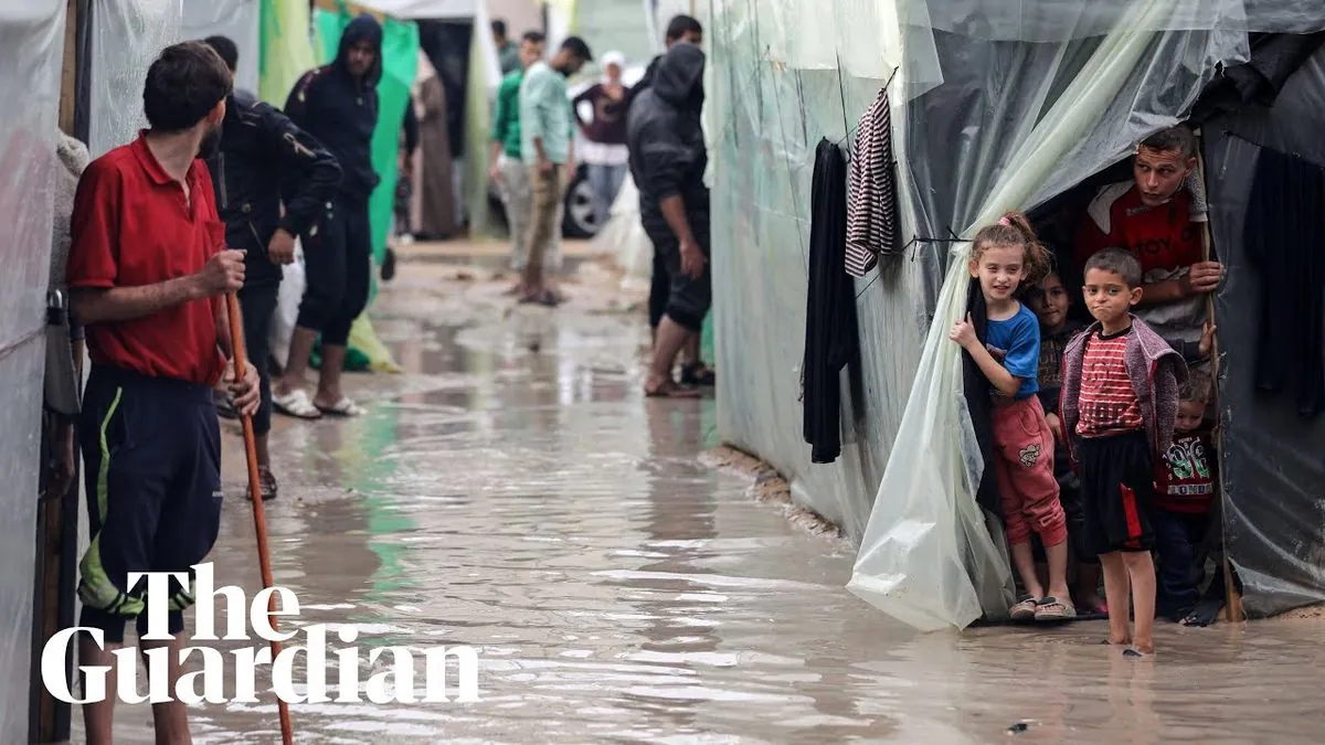 Gaza faces deadly winter floods as millions live in makeshift shelters