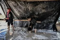 Gaza faces deadly winter floods as millions live in makeshift shelters