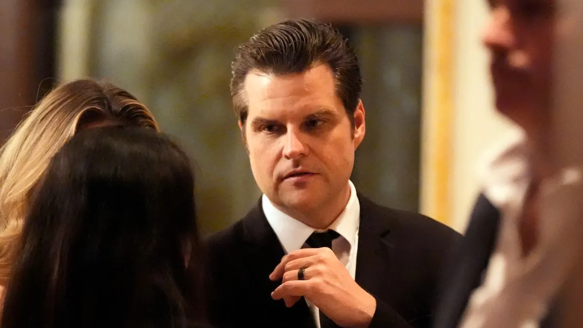 Matt Gaetz steps back from top justice role as Trump builds new team