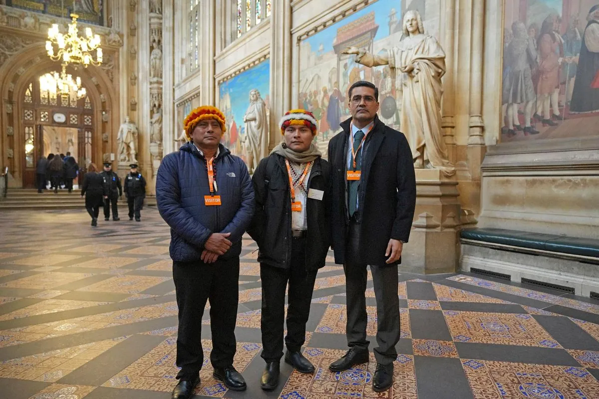 Amazon tribe leaders ask UK Parliament to stop big banks' oil funding