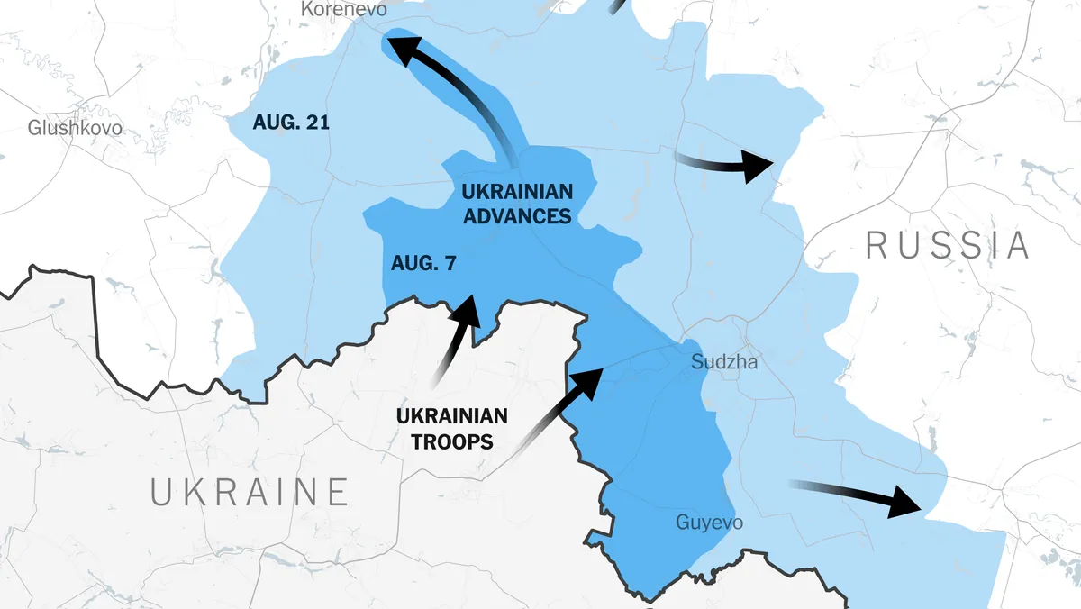 Dramatic shifts in Kursk region as Ukraine adapts to new military reality