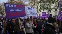 Mass protest in Paris: French citizens unite against gender-based violence