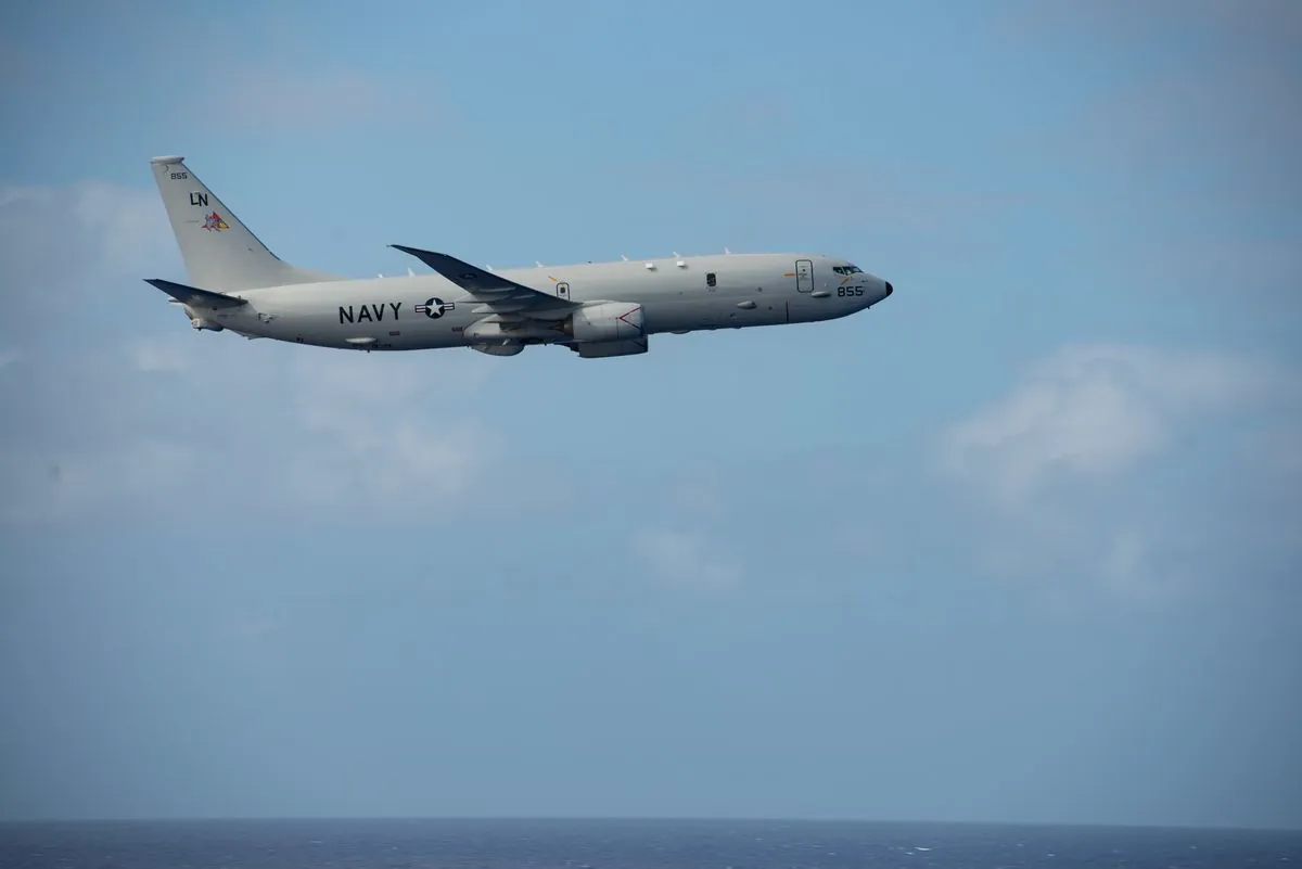 US Navy plane flies Taiwan Strait as China tracks the aircraft