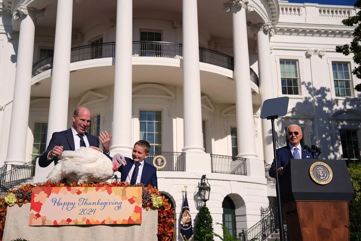 Biden's final White House turkey pardon turns into heart-warming Coast Guard visit