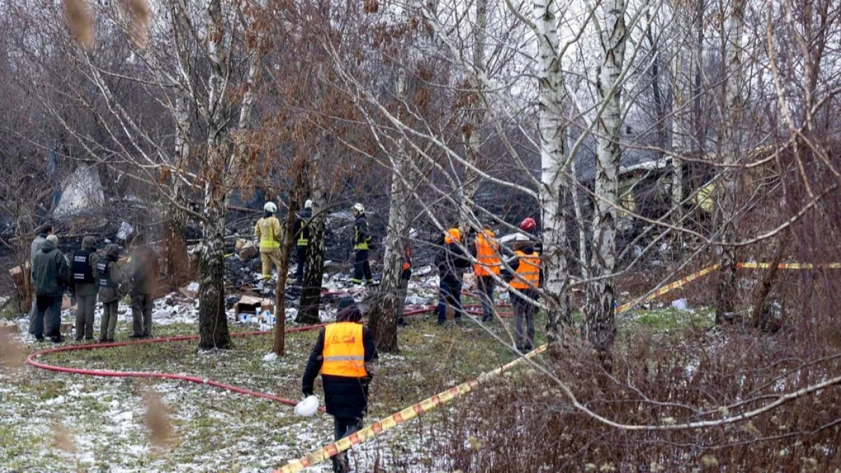 Lithuanian officials share surprising findings about DHL plane crash near Vilnius