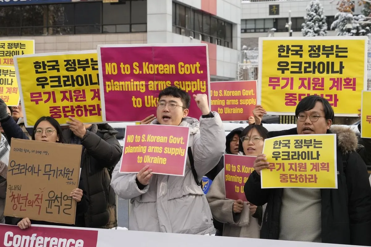 South Korean public pushes back on Ukraine's weapon supply request