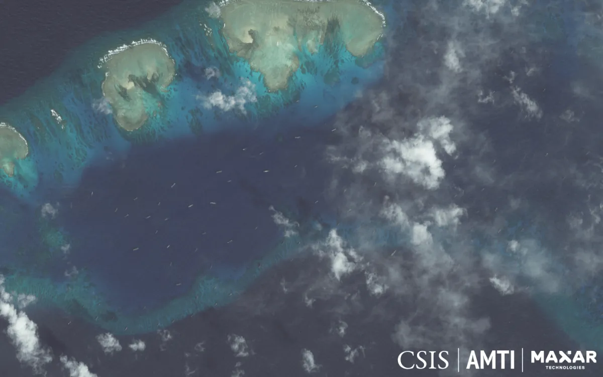 Chinese ships gather near key Philippine island as tensions rise in South China Sea