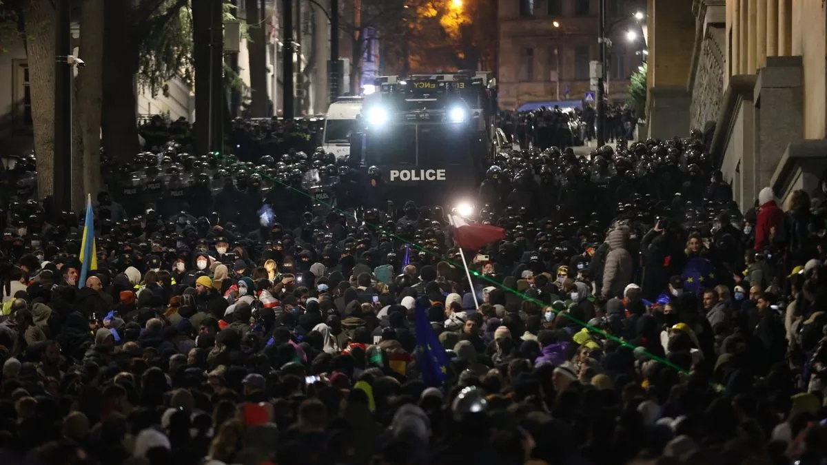 Georgia's night of chaos: Mass arrests shake Tbilisi streets