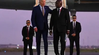 Biden makes groundbreaking trip to Angola - first US president to visit this nation