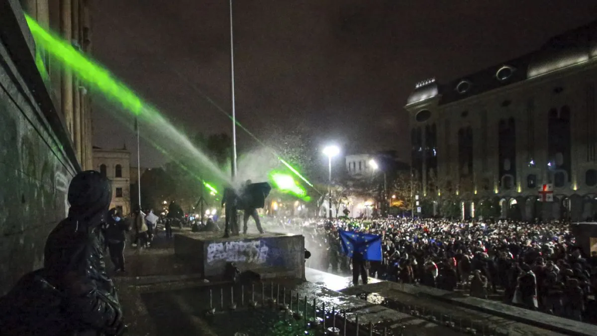 Georgia's path to Europe hits unexpected roadblock as mass protests sweep nation