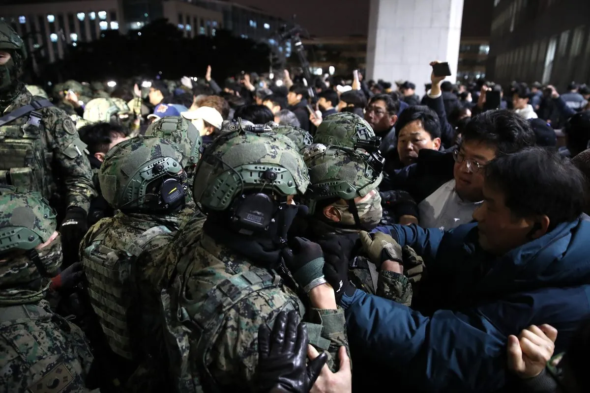 South Korean parliament sees unexpected military deployment as crisis unfolds