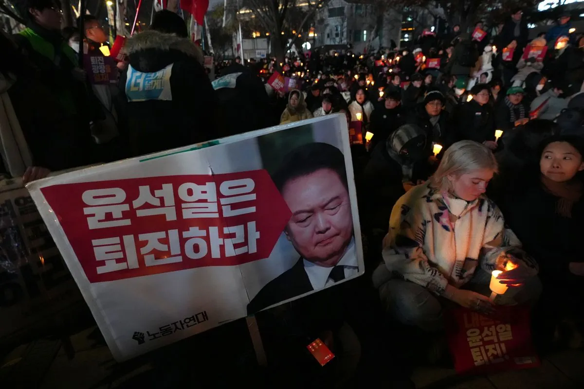 South Korean politician stops armed soldier during parliament chaos