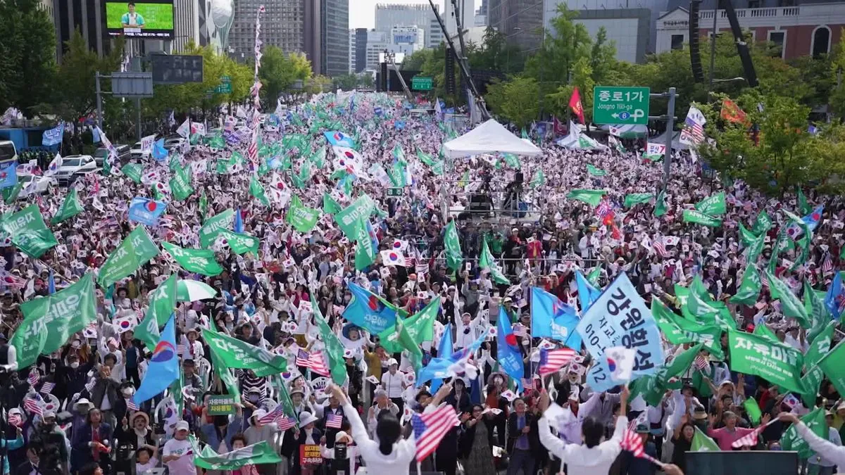 70-year-old protester shows how South Korea's past haunts its present