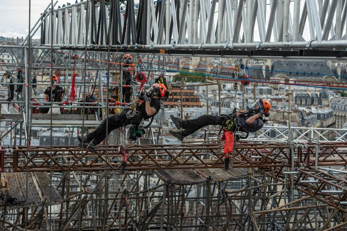 Notre Dame workers share untold stories from massive Paris rebuild