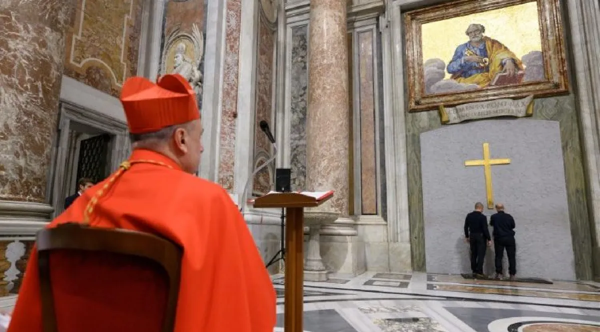 Pope adds 21 new cardinals while sporting mysterious face mark at Vatican ceremony