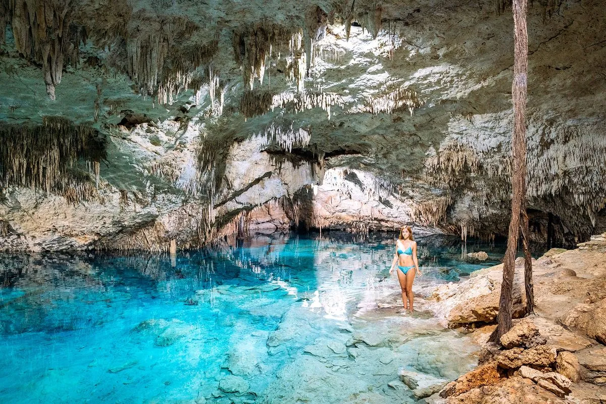 Mexican village guards ancient water caves that feed massive trees