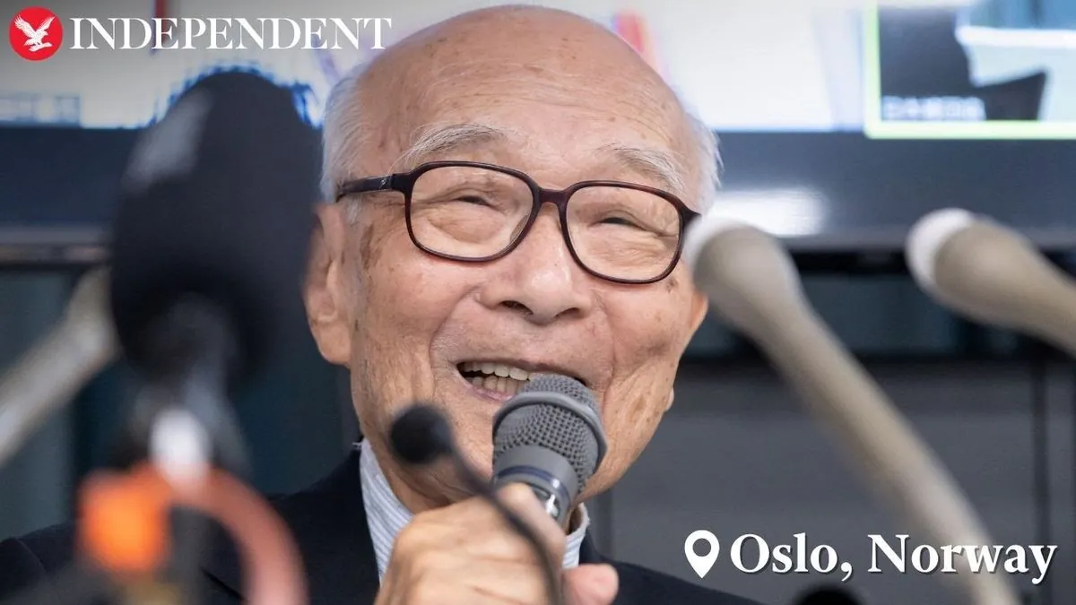 92-year-old Nagasaki survivor challenges Putin's nuclear stance before Nobel ceremony