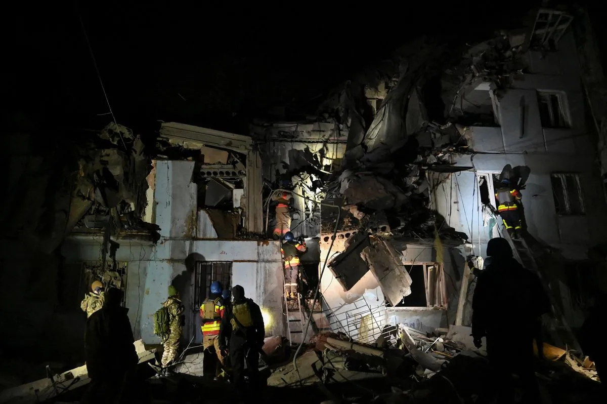 Latest missile hit on Ukraine medical facility leaves rescuers searching through night