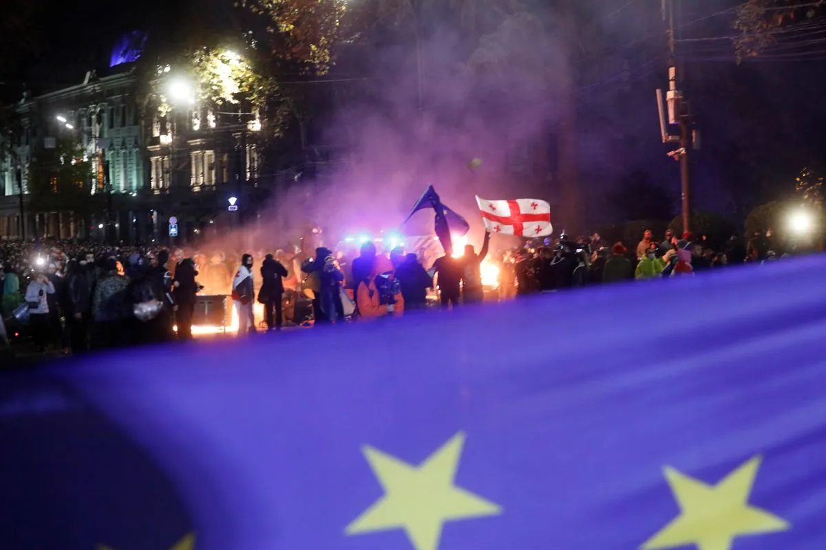 Georgia's path to EU hits roadblock as hundreds face arrest in Tbilisi Georgia's path to EU hits roadblock as hundreds face arrest in Tbilisi